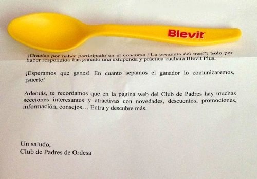 Recibe gratis la Blevicuchara
